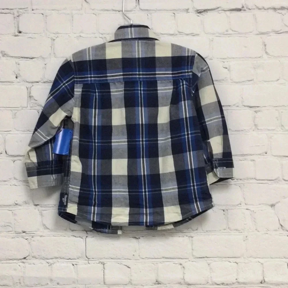 OshKosh Button Down Long Sleeve Top 24M